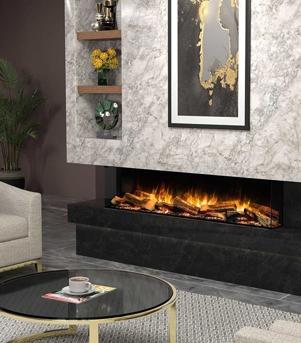 Electric Fires Suitable for Media Walls